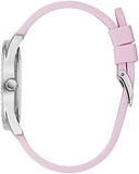 Shop Authentic Guess G-Twist Diamonds Silver Dial Pink Rubber Strap Watch for Women - W1240L1 - Luxxuri