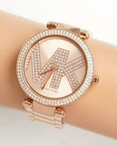  Shop Authentic Michael Kors Parker Quartz Rose Gold Dial Rose Gold Steel Strap Watch For Women - MK6660 - Luxxuri