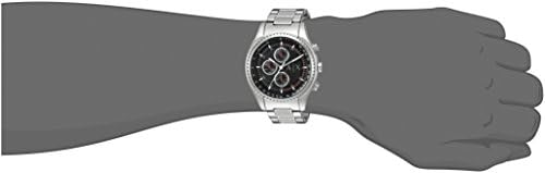  Shop Authentic Armani Exchange The Driver Chronograph Black Dial Silver Steel Strap Watch For Men - AX1612 - Luxxuri