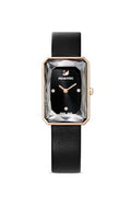  Shop Authentic Swarovski Uptown Black Dial Black Leather Strap Watch for Women - 5547710 - Luxxuri