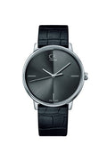  Shop Authentic Calvin Klein Accent Black Dial Black Leather Strap Watch for Men - K2Y2X1C3 - Luxxuri