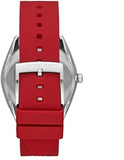  Shop Authentic Michael Kors Janelle Three Hand Red Dial Red Rubber Strap Watch For Women - MK7144 - Luxxuri