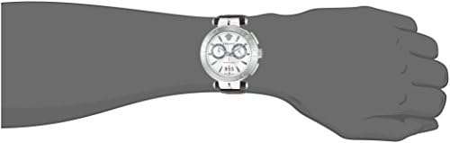  Shop Authentic Versace Aion Chronograph White Dial Brown Leather Strap Watch for Men - VBR010017 - Luxxuri