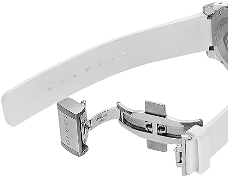  Shop Authentic Gucci Dive Tiger White Dial White Rubber Strap Watch For Men - YA136329 - Luxxuri
