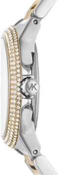  Shop Authentic Michael Kors Camille Multifunction Silver Dial Two Tone Steel Strap Watch For Women - MK6982 - Luxxuri