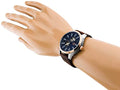  Shop Authentic Tommy Hilfiger Spencer Blue Dial Brown Leather Strap Watch for Men - 1791642 - Luxxuri