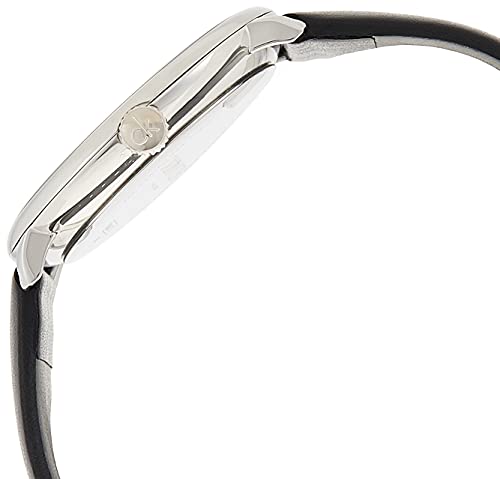  Shop Authentic Calvin Klein High Noon Quartz Black Dial Black Leather Strap Watch for Men - K8M211C1 - Luxxuri