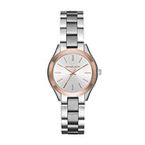 Shop Authentic Michael Kors Mini Slim Runway Silver Dial Silver Steel Strap Watch for Women - MK3514 - Luxxuri