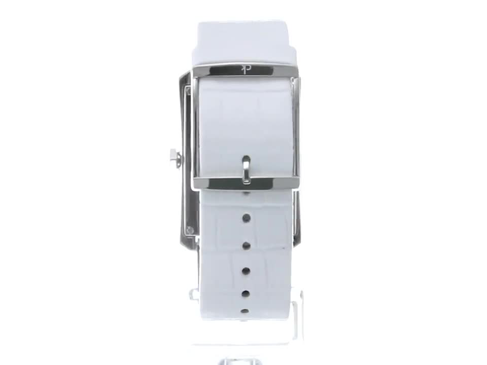  Shop Authentic Calvin Klein Window White Dial White Leather Strap Watch for Men - K2M21120 - Luxxuri