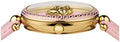 Versace Palazzo Empire Pink Dial Pink Leather Strap Watch for Women - VCO030017