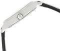  Shop Authentic Calvin Klein Minimal Black Dial Black Leather Strap Watch for Women - K3M231C4 - Luxxuri