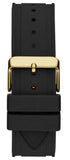  Shop Authentic Guess Clarity Gold Dial Black Silicone Strap Watch for Women - GW0109L1 - Luxxuri