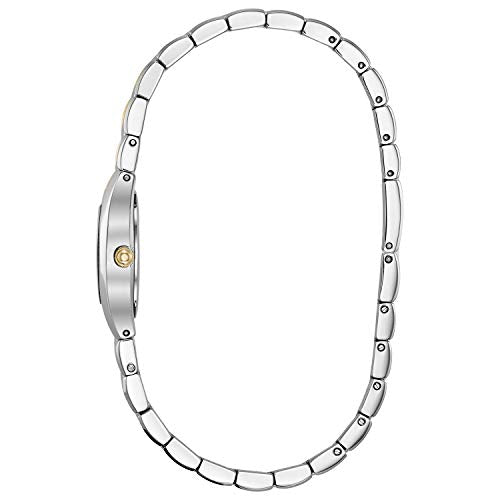  Shop Authentic Bulova Classic White Dial Two Tone Steel Strap Watch for Women - 98T84 - Luxxuri