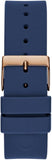  Shop Authentic Guess Cubed Analog Rose Gold Dial Blue Leather Strap Watch For Women - GW0665L2 - Luxxuri