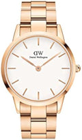  Shop Authentic Daniel Wellington Iconic Link White Dial Rose Gold Steel Strap Watch for Women - DW00100213 - Luxxuri