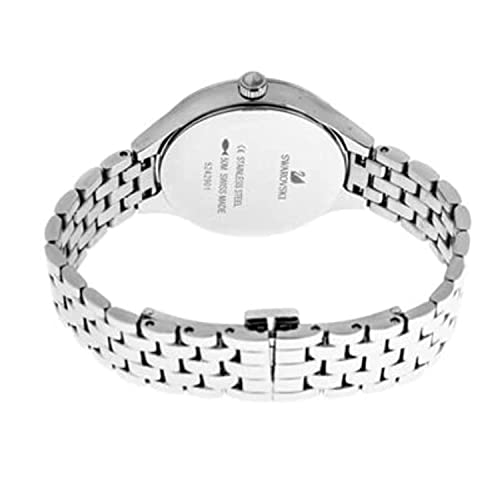  Shop Authentic Swarovski Lovely Crystals Mini White Dial Silver Steel Strap Watch for Women - 5242901 - Luxxuri