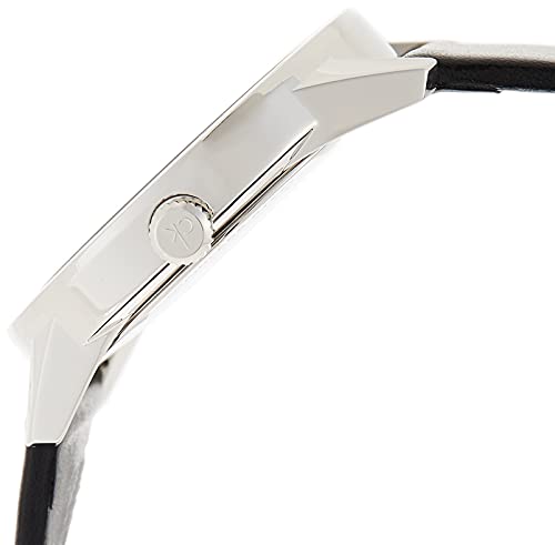  Shop Authentic Calvin Klein Steady Black Dial Black Leather Strap Watch for Women - K7Q211C1 - Luxxuri