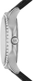  Shop Authentic Michael Kors Sage Three-Hand Mother of Pearl White Dial Black Leather Strap Watch for Women - MK4821 - Luxxuri