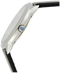  Shop Authentic Calvin Klein Minimal Grey Dial Black Leather Strap Watch for Men - K3M221C4 - Luxxuri
