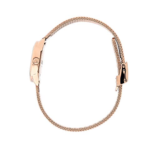  Shop Authentic Calvin Klein Minimal White Dial Rose Gold Mesh Bracelet Watch for Women - K3M23626 - Luxxuri