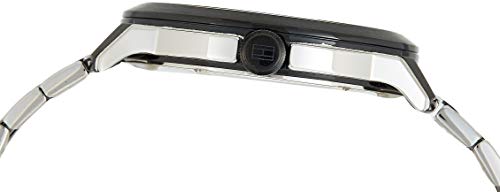  Shop Authentic Tommy Hilfiger Sneaker Quartz Black Dial Two Tone Steel Strap Watch for Men - 1791619 - Luxxuri