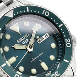  Shop Authentic Seiko 5 Sports Automatic Green Dial Silver Steel Strap Watch For Men - SRPD61K1 - Luxxuri