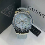  Shop Authentic Guess Limelight Quartz Blue Dial Blue Leather Strap Watch For Men - W0775l1 - Luxxuri