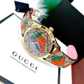  Shop Authentic Gucci G Timeless Brown Dial Brown Leather Strap Watch For Women - YA1264133 - Luxxuri