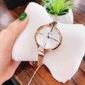  Shop Authentic Calvin Klein Lively White Dial Rose Gold Steel Strap Watch for Women - K4U23626 - Luxxuri