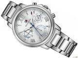  Shop Authentic Tommy Hilfiger Claudia Silver Dial Silver Steel Strap Watch for Women - 1781741 - Luxxuri