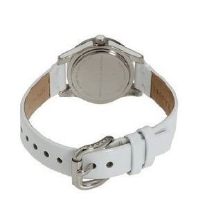  Shop Authentic Marc Jacobs Blade White Dial White Leather Strap Watch for Women - MBM1097 - Luxxuri