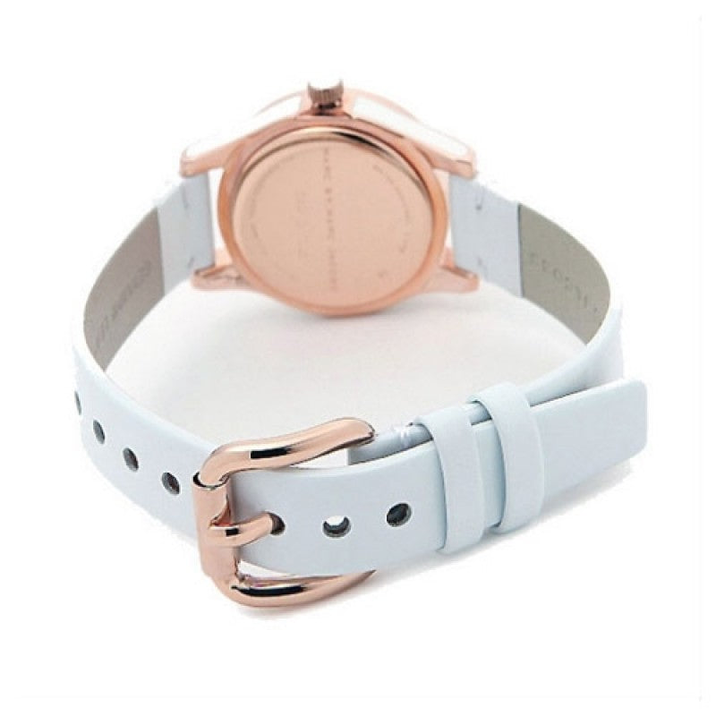  Shop Authentic Marc Jacobs Blade White Dial White Leather Strap Watch for Women - MBM1179 - Luxxuri