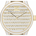  Shop Authentic Marc Jacobs Lidia Stripe White Dial White Leather Strap Watch for Women - MBM1164 - Luxxuri