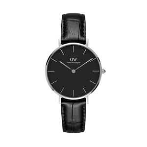  Shop Authentic Daniel Wellington Classic Petite Reading Black Dial Black Leather Strap Watch For Women - DW00100235 - Luxxuri