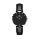  Shop Authentic Daniel Wellington Classic Petite Reading Black Dial Black Leather Strap Watch For Women - DW00100235 - Luxxuri