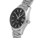  Shop Authentic Tag Heuer Carrera Automatic Black Dial Silver Steel Strap Watch for Men - WAR211A.BA0782 - Luxxuri