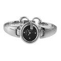  Shop Authentic Gucci Guccisima Quartz Black Dial Silver Steel Strap Watch For Women - YA134501 - Luxxuri