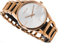 Shop Authentic Calvin Klein Stately White Dial Rose Gold Steel Strap Watch for Women - K3G23626 - Luxxuri