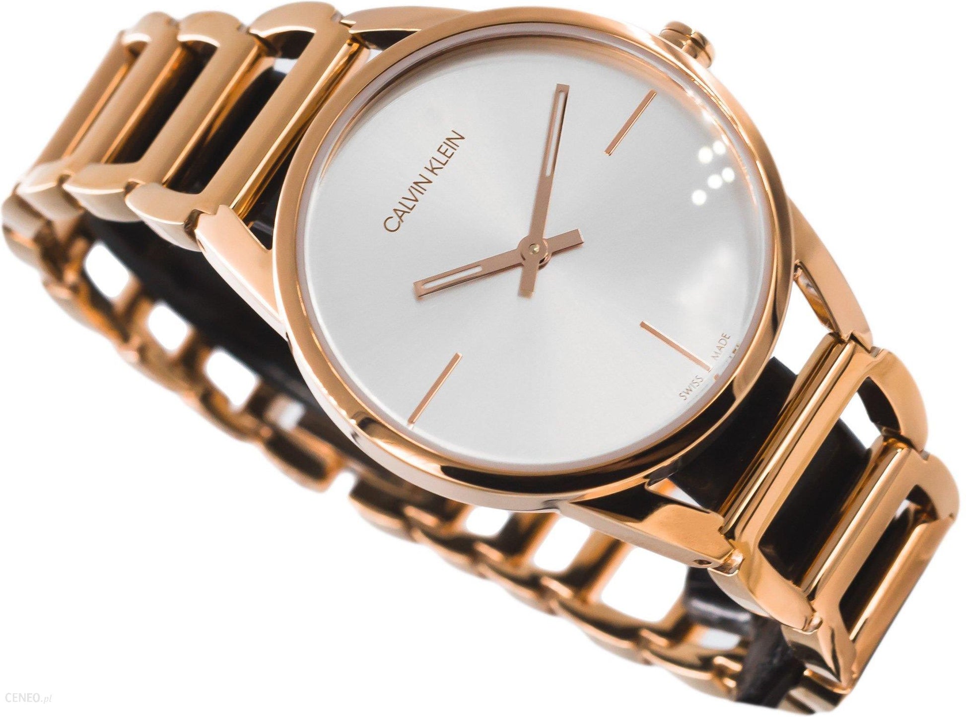  Shop Authentic Calvin Klein Stately White Dial Rose Gold Steel Strap Watch for Women - K3G23626 - Luxxuri