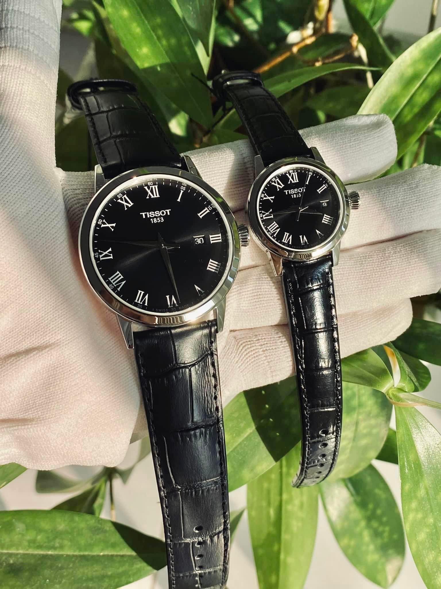 Tissot Classic Dream Black Dial Black Leather Strap Watch for Men - T033.410.16.053.01