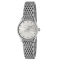  Shop Authentic Gucci G Timeless Quartz Silver Dial Silver Steel Strap Watch For Women - YA1265019 - Luxxuri
