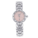  Shop Authentic Tag Heuer Link Diamonds Pink Dial Silver Steel Strap Watch for Women - WAT1415.BA0954 - Luxxuri