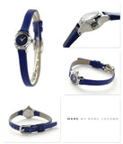  Shop Authentic Marc Jacobs Blade Blue Dial Blue Leather Strap Watch for Women - MBM1342 - Luxxuri