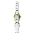Marc Jacobs Blade White Dial White Leather Strap Watch for Women - MBM1344