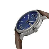 Shop Authentic Marc Jacobs Fergus Blue Dial Brown Leather Strap Watch for Men - MBM5078 - Luxxuri