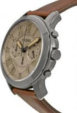  Shop Authentic Fossil Grant Chronograph Brown Dial Brown Leather Strap Watch for Men - FS5214 - Luxxuri