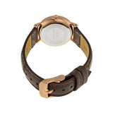  Shop Authentic Daniel Wellington Classy York White Dial Brown Leather Strap Watch For Women - DW00100061 - Luxxuri