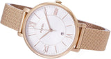  Shop Authentic Fossil Jacqueline Mother of Pearl White Dial Gold Mesh Strap Watch for Women - ES4352 - Luxxuri