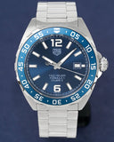  Shop Authentic Tag Heuer Formula 1 Bucherer Blue Edition Blue Dial Silver Steel Strap Watch for Men - WAZ2015.BA0842 - Luxxuri