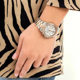  Shop Authentic Michael Kors Everest Chronograph White Dial Two Tone Steel Strap Watch For Women - MK7214 - Luxxuri